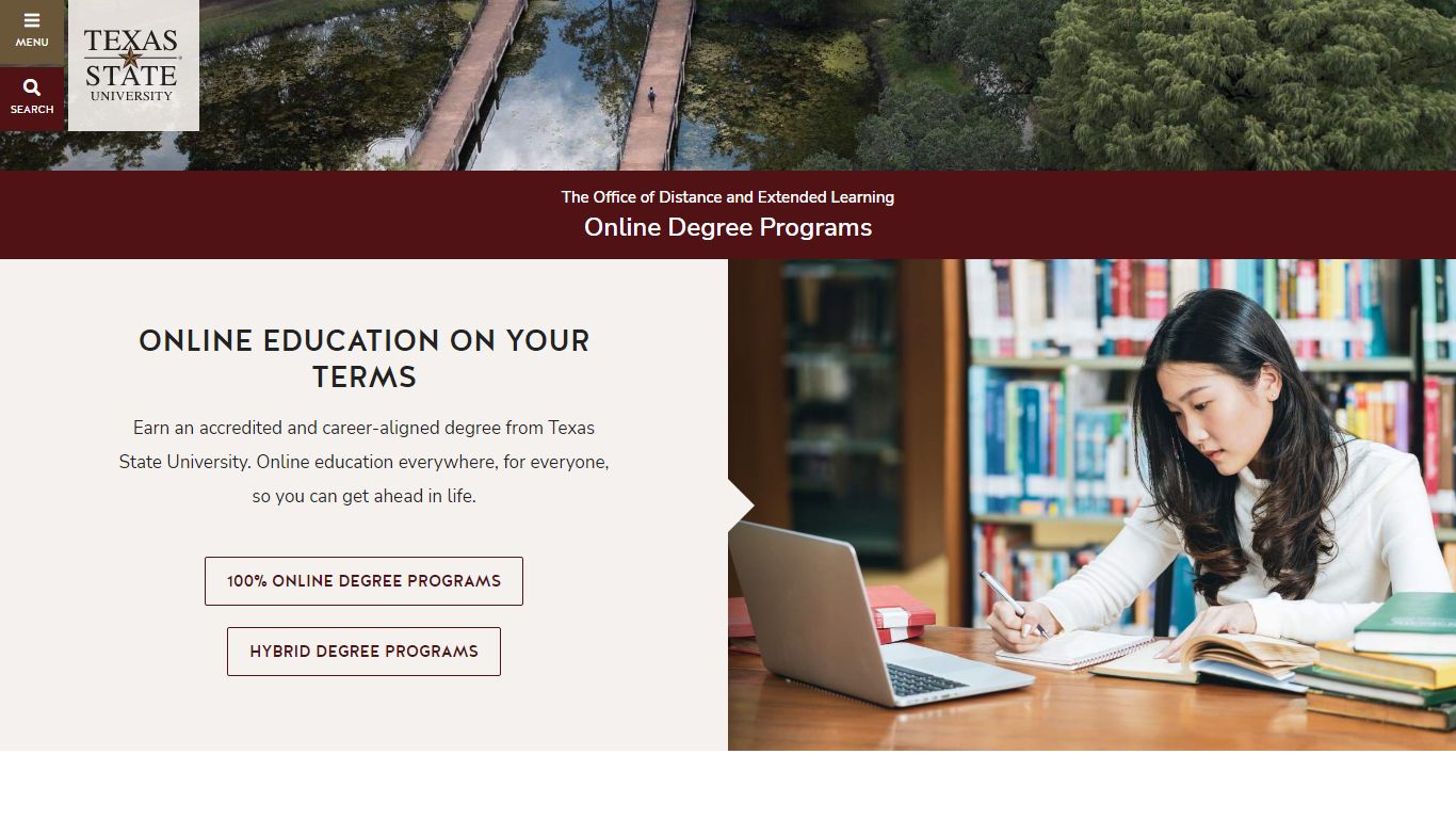 Online Degree Programs : Texas State University